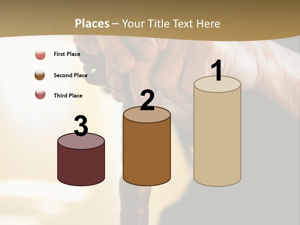 Disabled Selective Focus Wrinkled PowerPoint Template