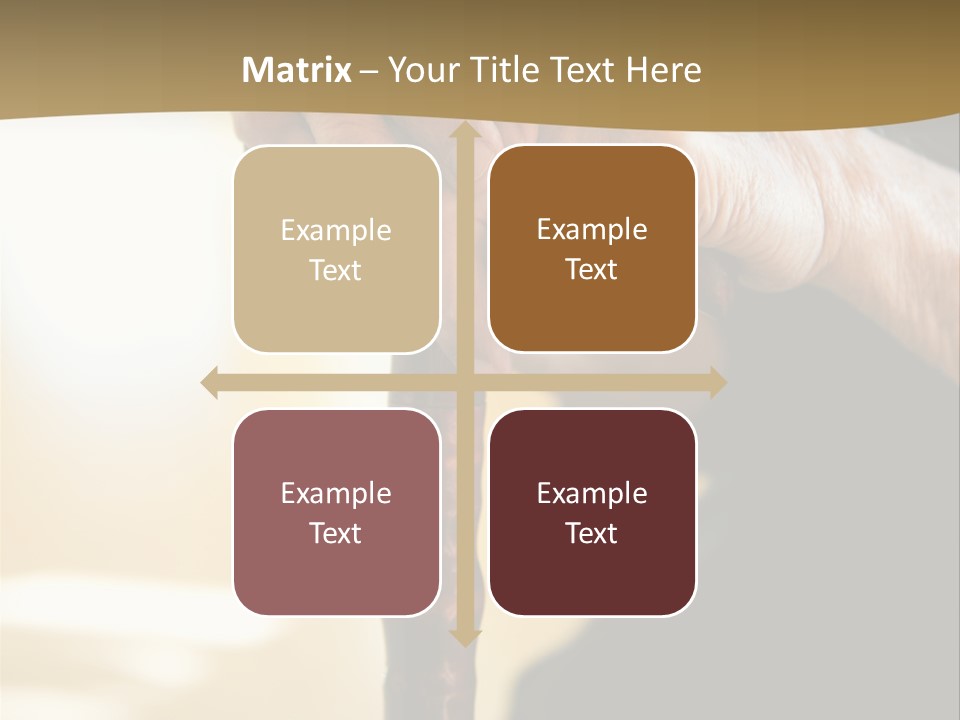 Disabled Selective Focus Wrinkled PowerPoint Template