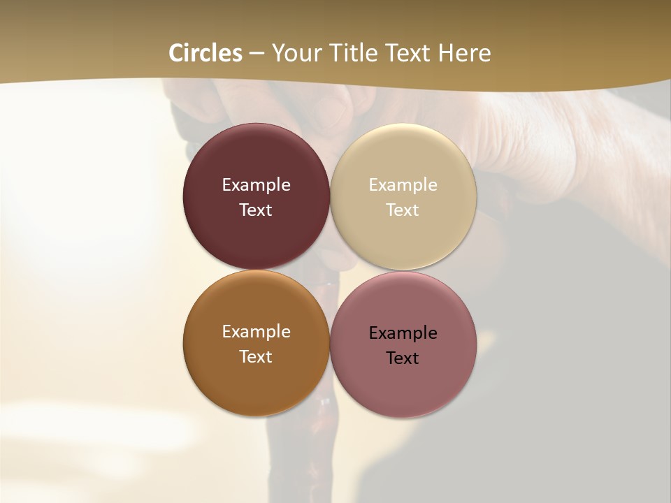 Disabled Selective Focus Wrinkled PowerPoint Template