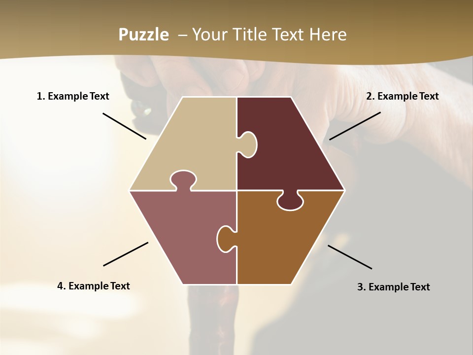 Disabled Selective Focus Wrinkled PowerPoint Template