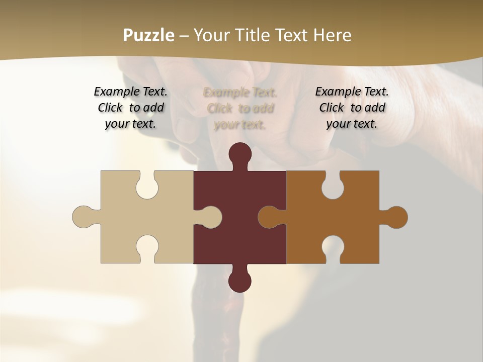 Disabled Selective Focus Wrinkled PowerPoint Template