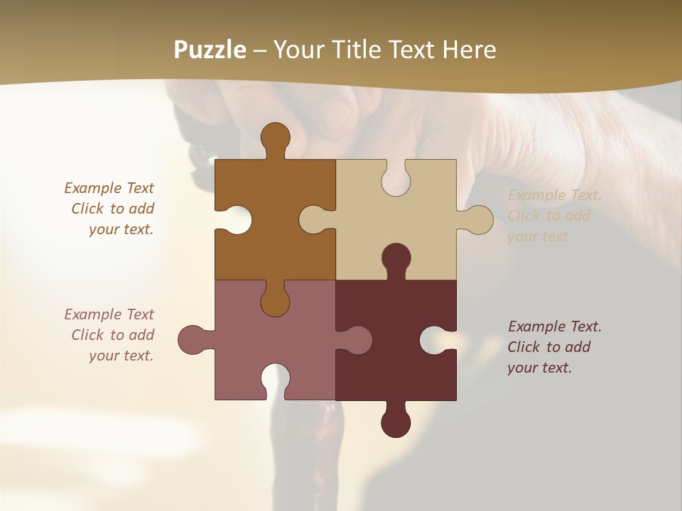 Disabled Selective Focus Wrinkled PowerPoint Template