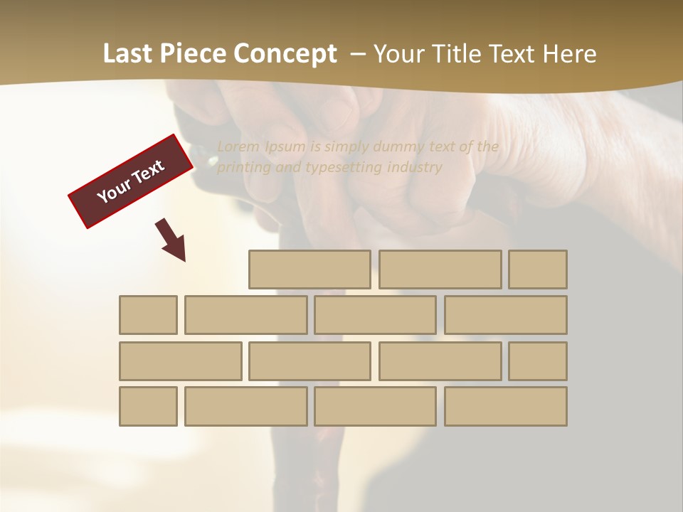 Disabled Selective Focus Wrinkled PowerPoint Template