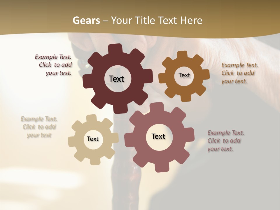 Disabled Selective Focus Wrinkled PowerPoint Template