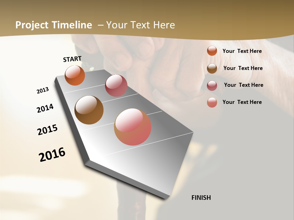 Disabled Selective Focus Wrinkled PowerPoint Template