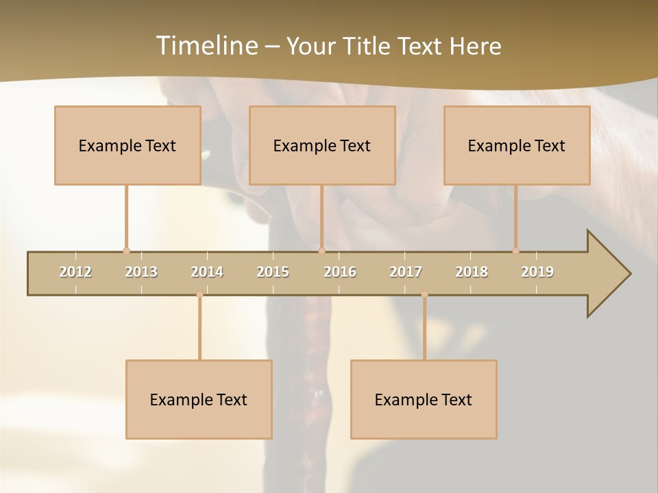 Disabled Selective Focus Wrinkled PowerPoint Template