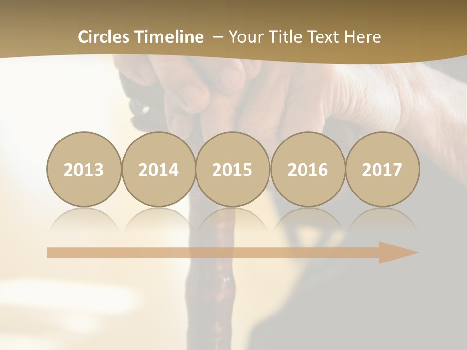 Disabled Selective Focus Wrinkled PowerPoint Template