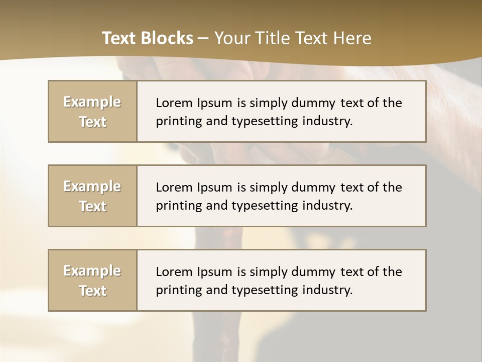Disabled Selective Focus Wrinkled PowerPoint Template