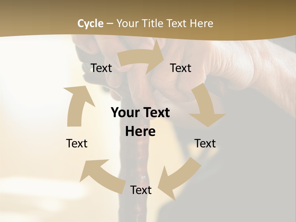 Disabled Selective Focus Wrinkled PowerPoint Template
