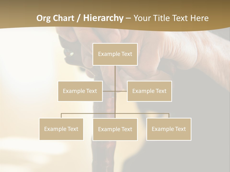 Disabled Selective Focus Wrinkled PowerPoint Template