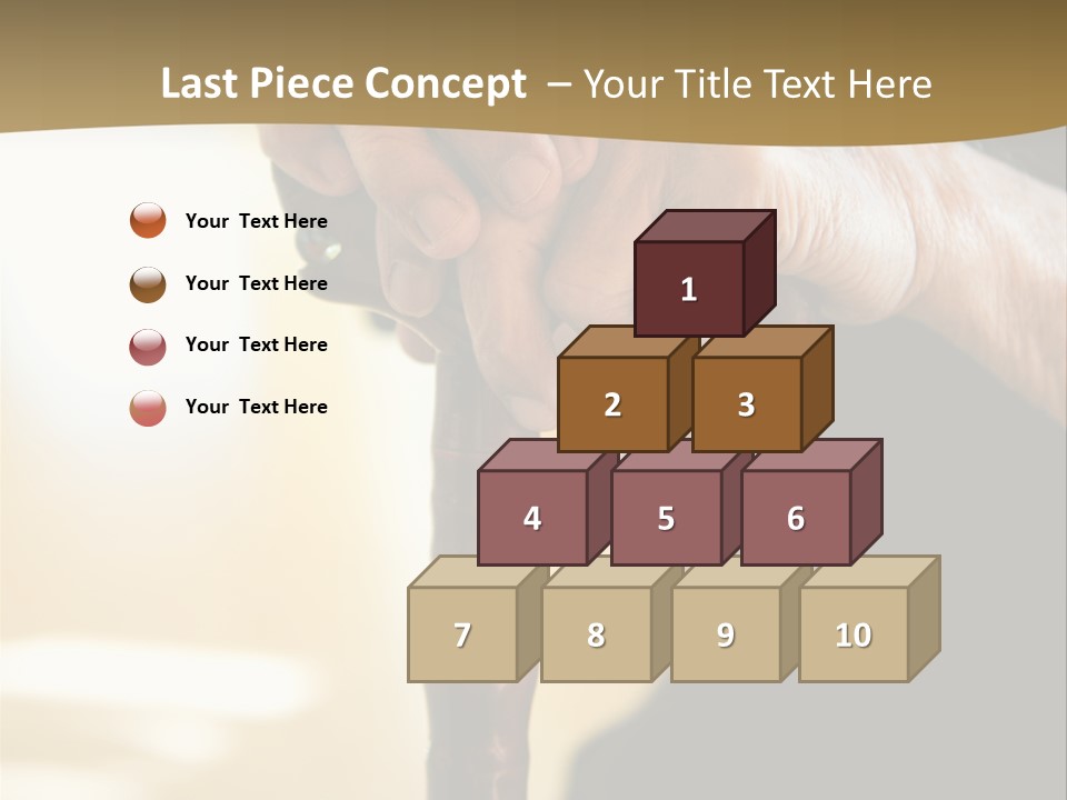 Disabled Selective Focus Wrinkled PowerPoint Template