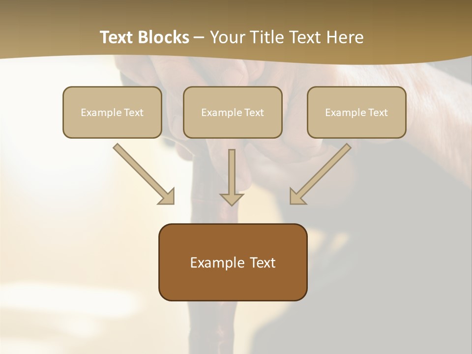 Disabled Selective Focus Wrinkled PowerPoint Template