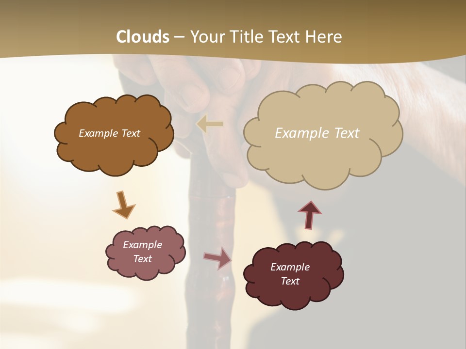 Disabled Selective Focus Wrinkled PowerPoint Template