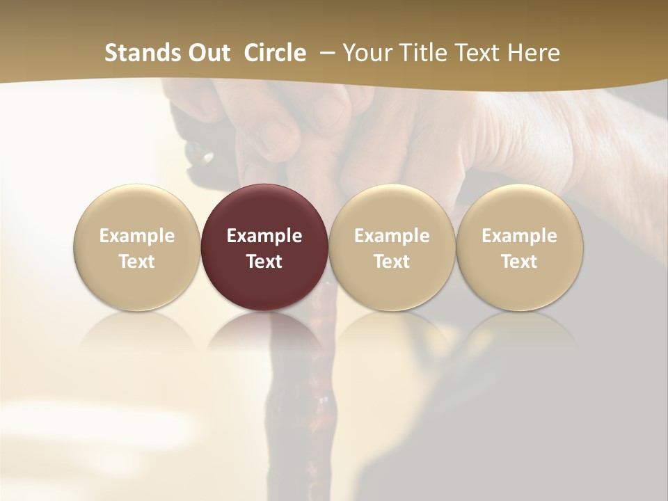 Disabled Selective Focus Wrinkled PowerPoint Template