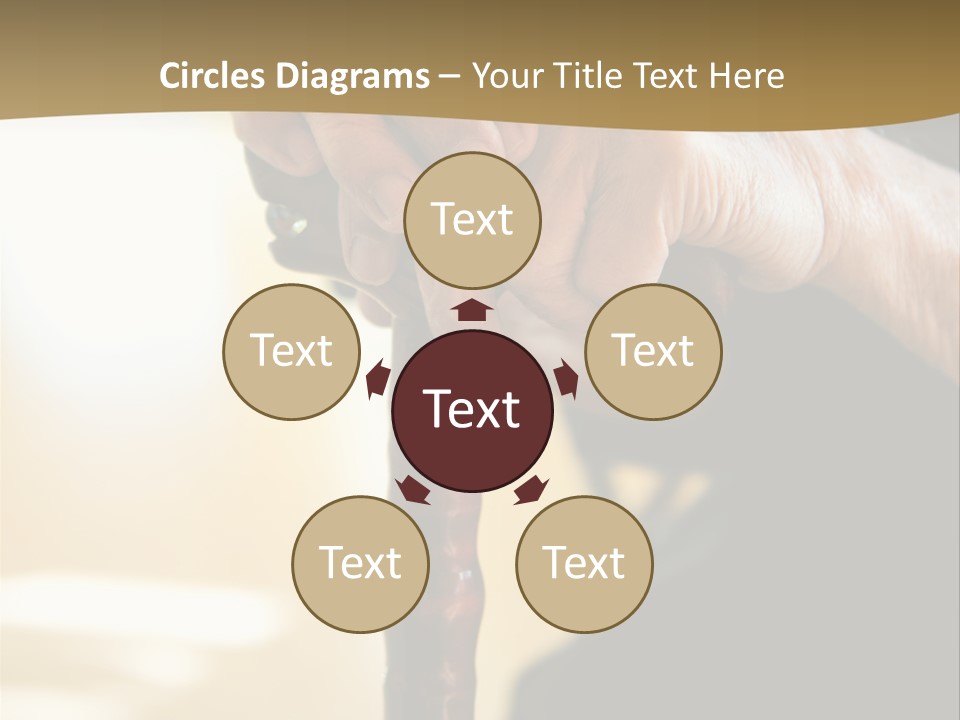 Disabled Selective Focus Wrinkled PowerPoint Template