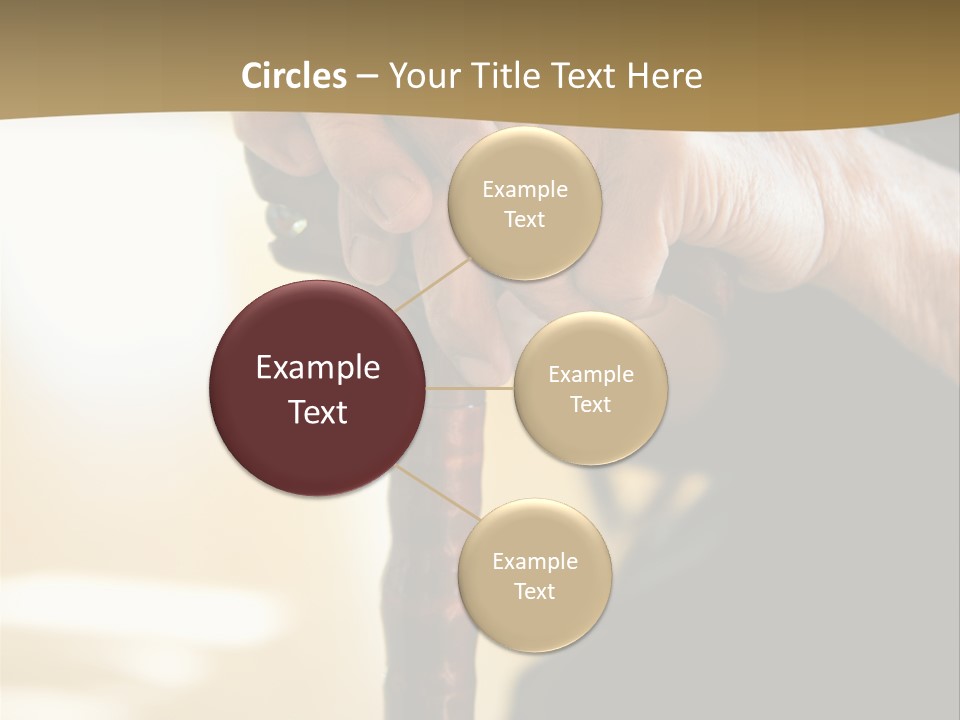 Disabled Selective Focus Wrinkled PowerPoint Template