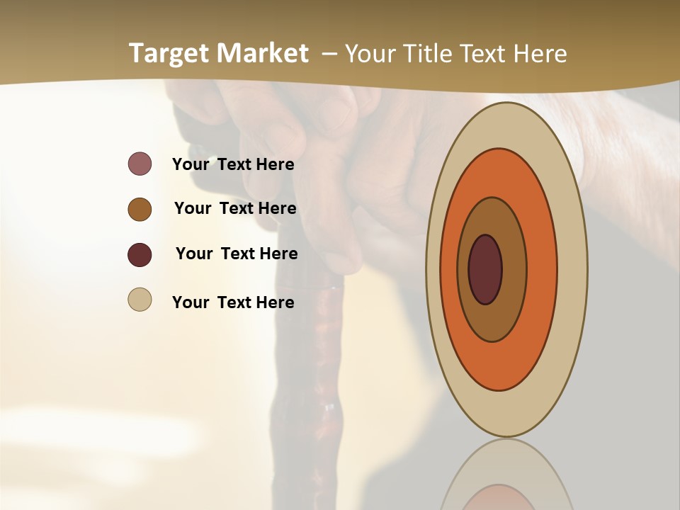 Disabled Selective Focus Wrinkled PowerPoint Template