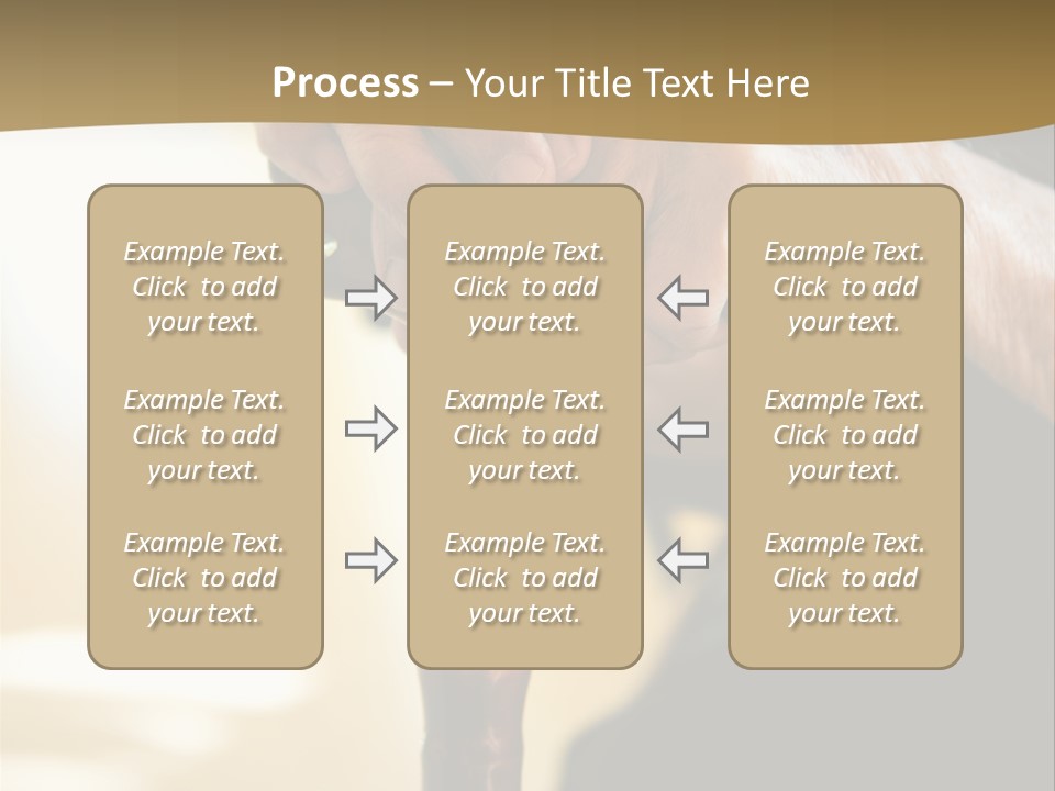 Disabled Selective Focus Wrinkled PowerPoint Template