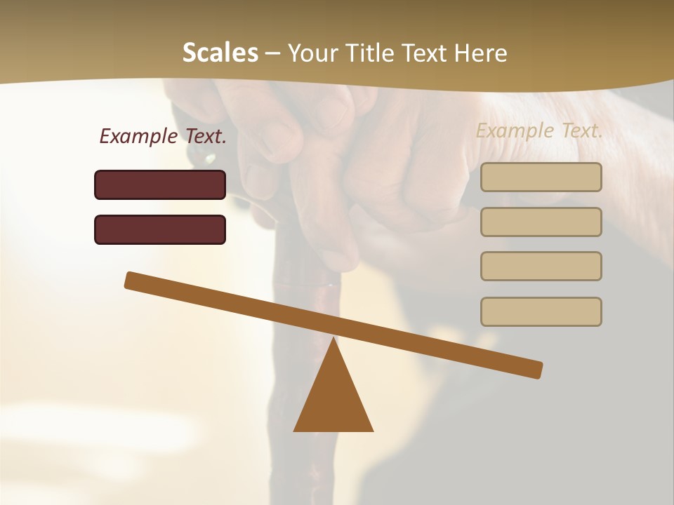 Disabled Selective Focus Wrinkled PowerPoint Template