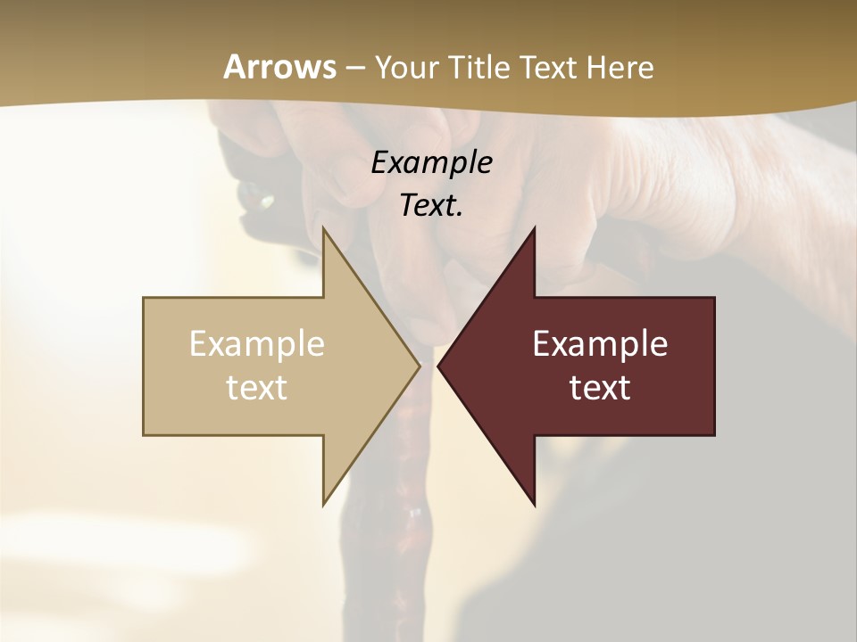 Disabled Selective Focus Wrinkled PowerPoint Template