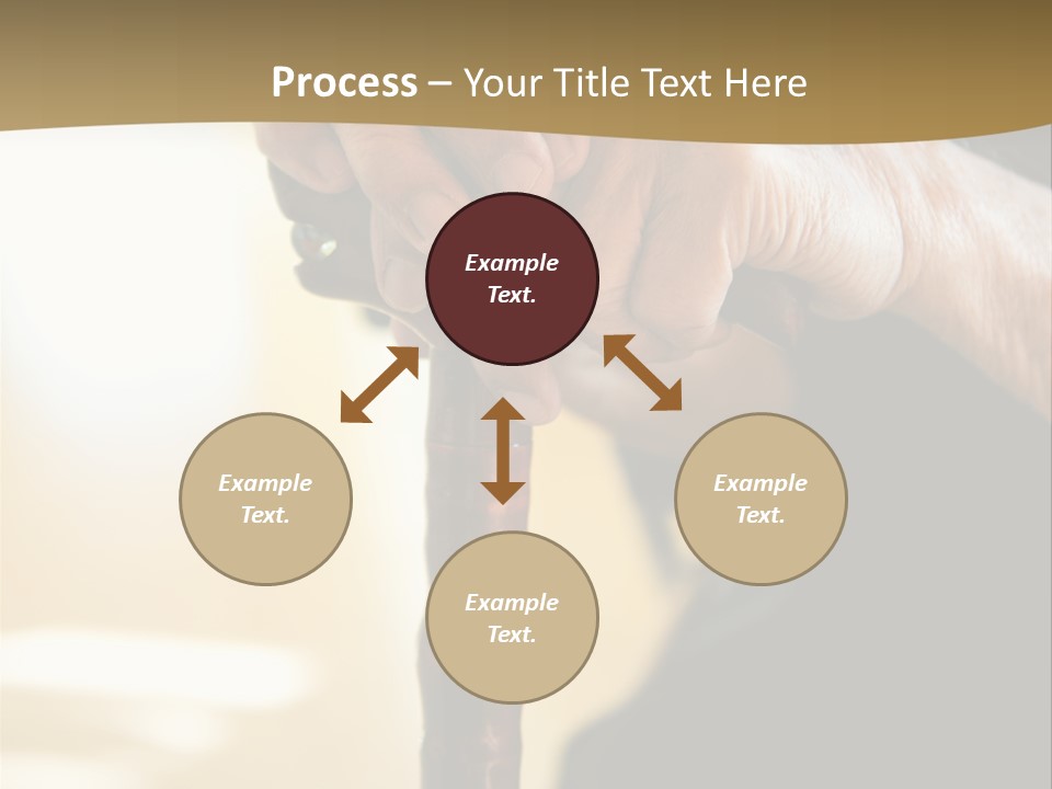 Disabled Selective Focus Wrinkled PowerPoint Template