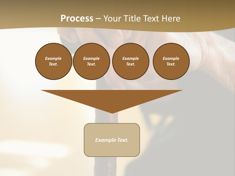 Disabled Selective Focus Wrinkled PowerPoint Template
