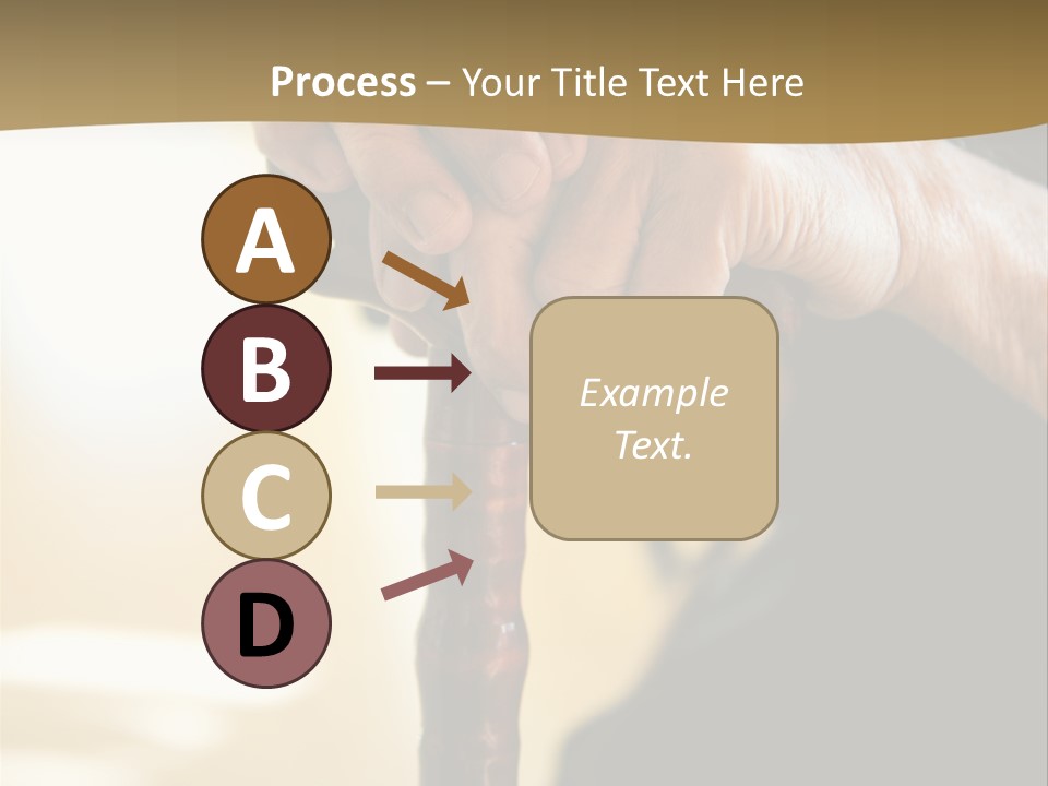 Disabled Selective Focus Wrinkled PowerPoint Template