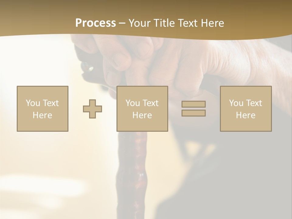Disabled Selective Focus Wrinkled PowerPoint Template