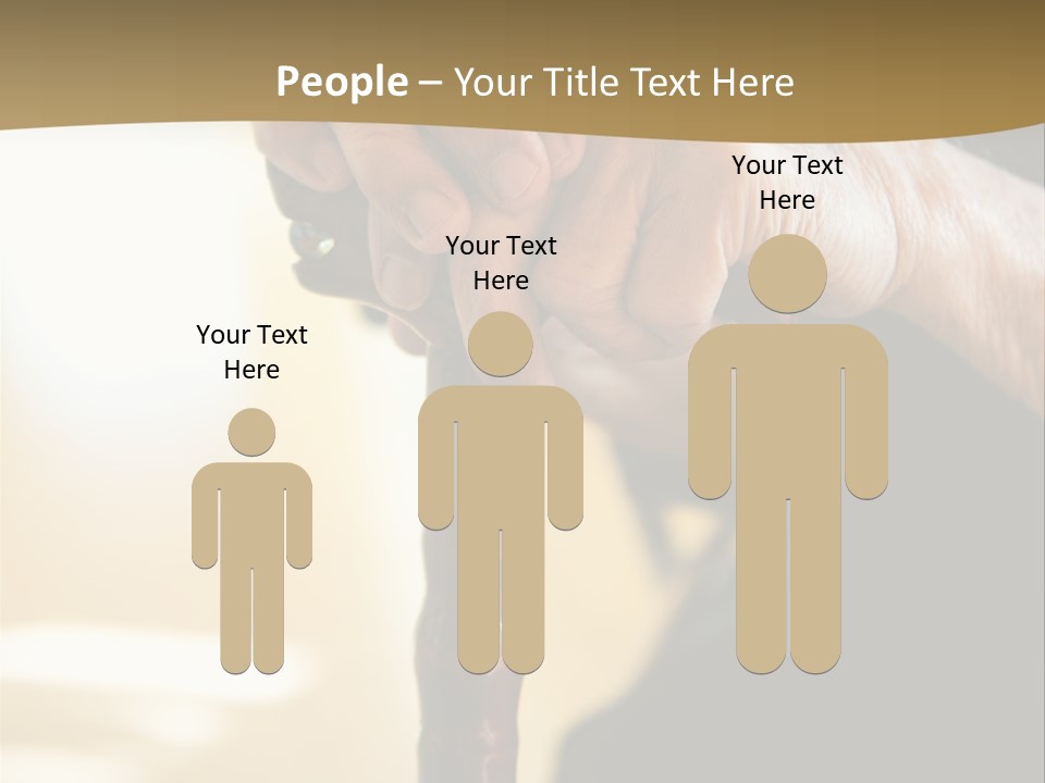 Disabled Selective Focus Wrinkled PowerPoint Template