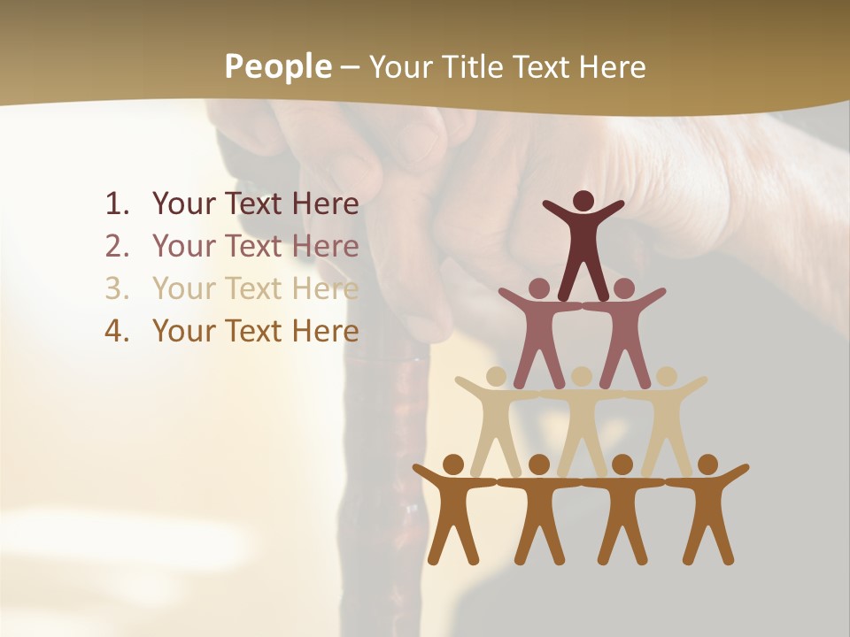 Disabled Selective Focus Wrinkled PowerPoint Template