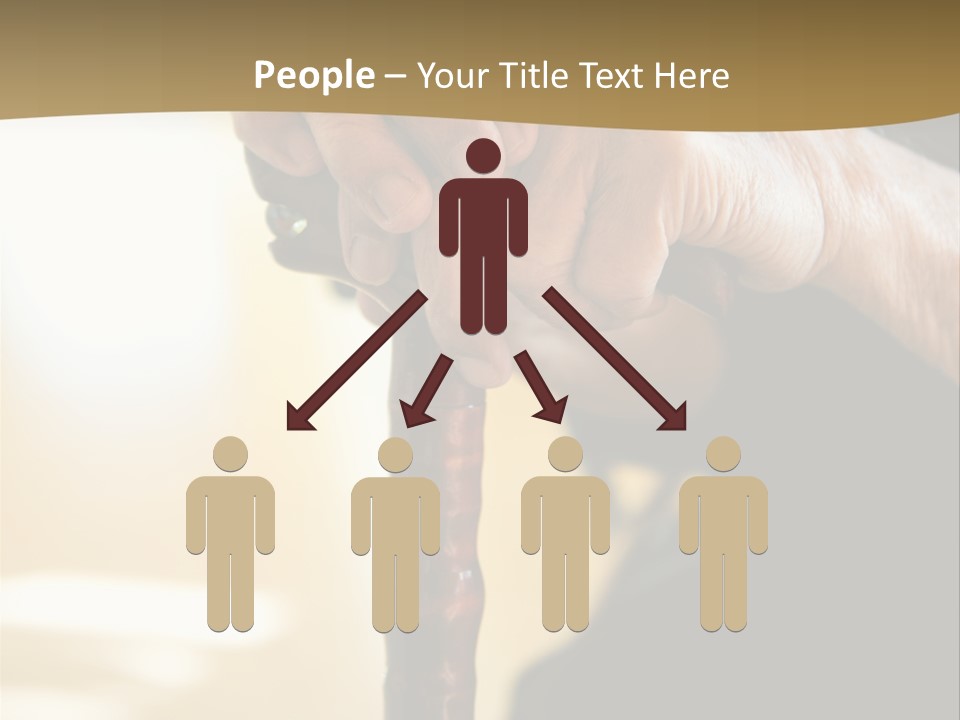 Disabled Selective Focus Wrinkled PowerPoint Template