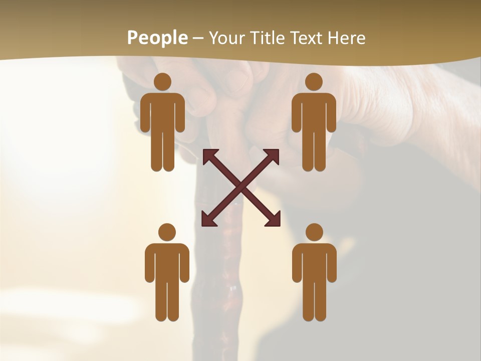 Disabled Selective Focus Wrinkled PowerPoint Template