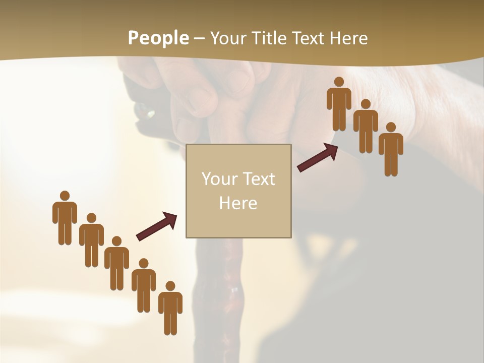 Disabled Selective Focus Wrinkled PowerPoint Template