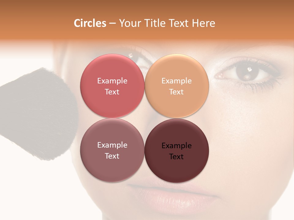 Isolated Make Skin PowerPoint Template