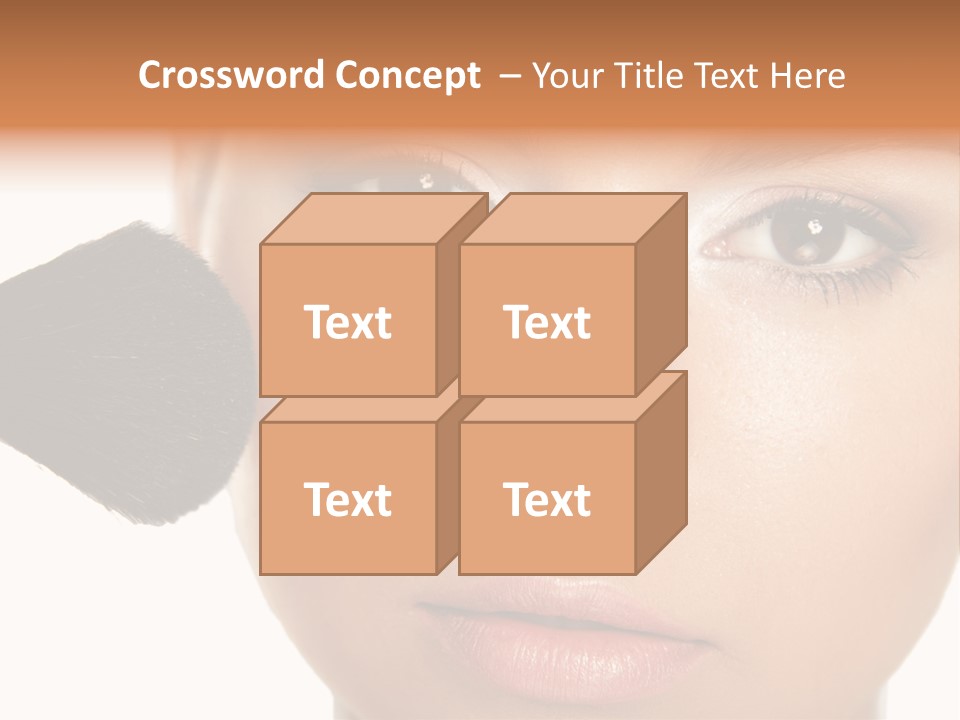 Isolated Make Skin PowerPoint Template