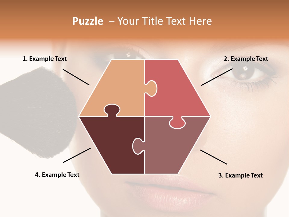 Isolated Make Skin PowerPoint Template