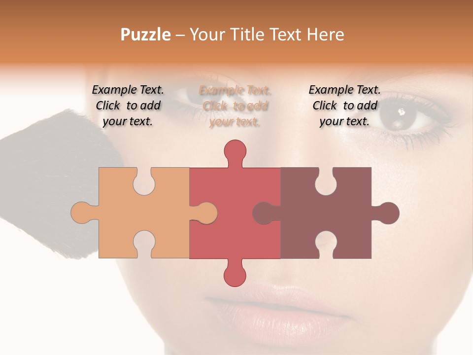 Isolated Make Skin PowerPoint Template