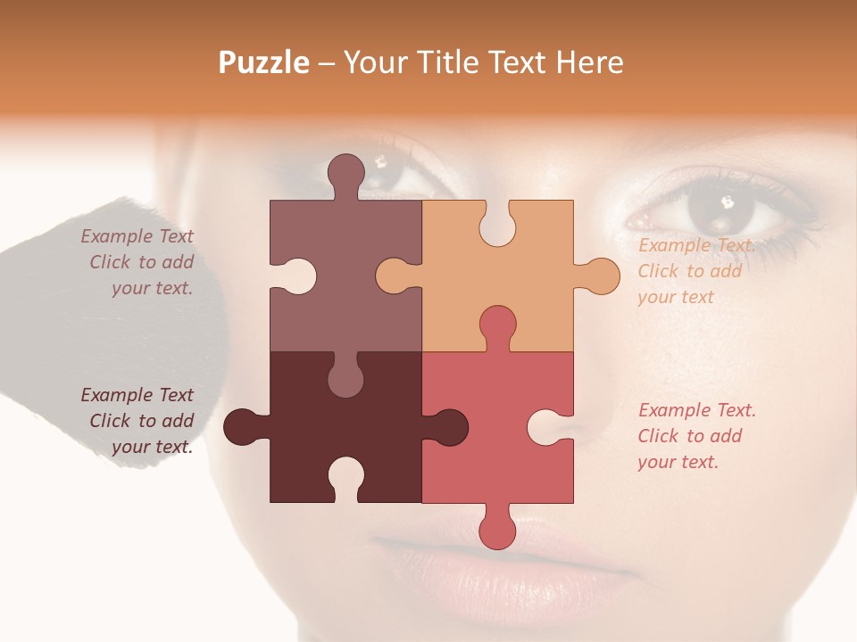 Isolated Make Skin PowerPoint Template