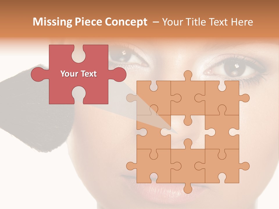 Isolated Make Skin PowerPoint Template