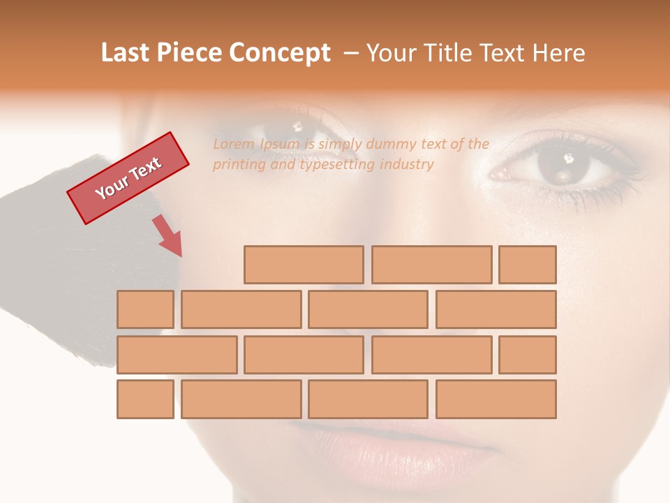 Isolated Make Skin PowerPoint Template
