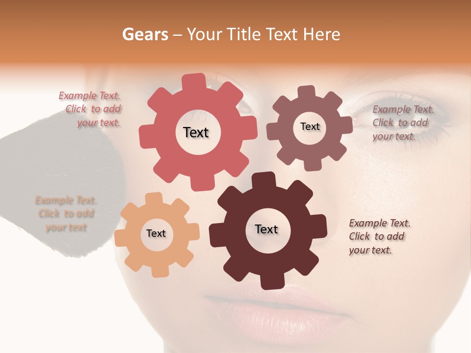 Isolated Make Skin PowerPoint Template