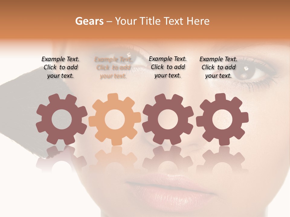 Isolated Make Skin PowerPoint Template