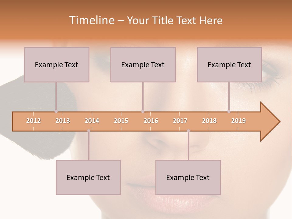 Isolated Make Skin PowerPoint Template