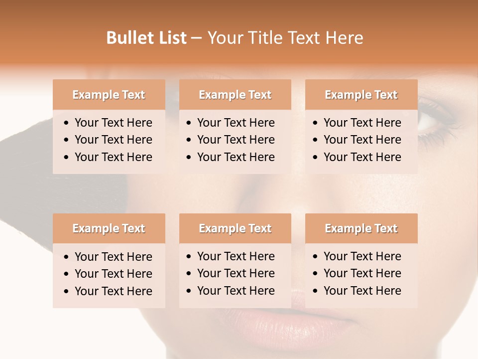 Isolated Make Skin PowerPoint Template