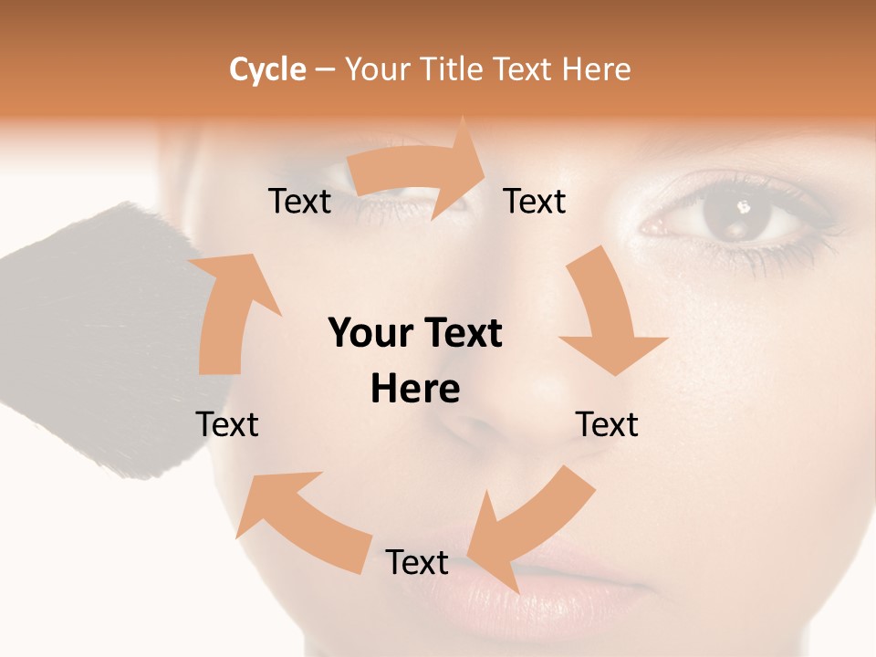 Isolated Make Skin PowerPoint Template