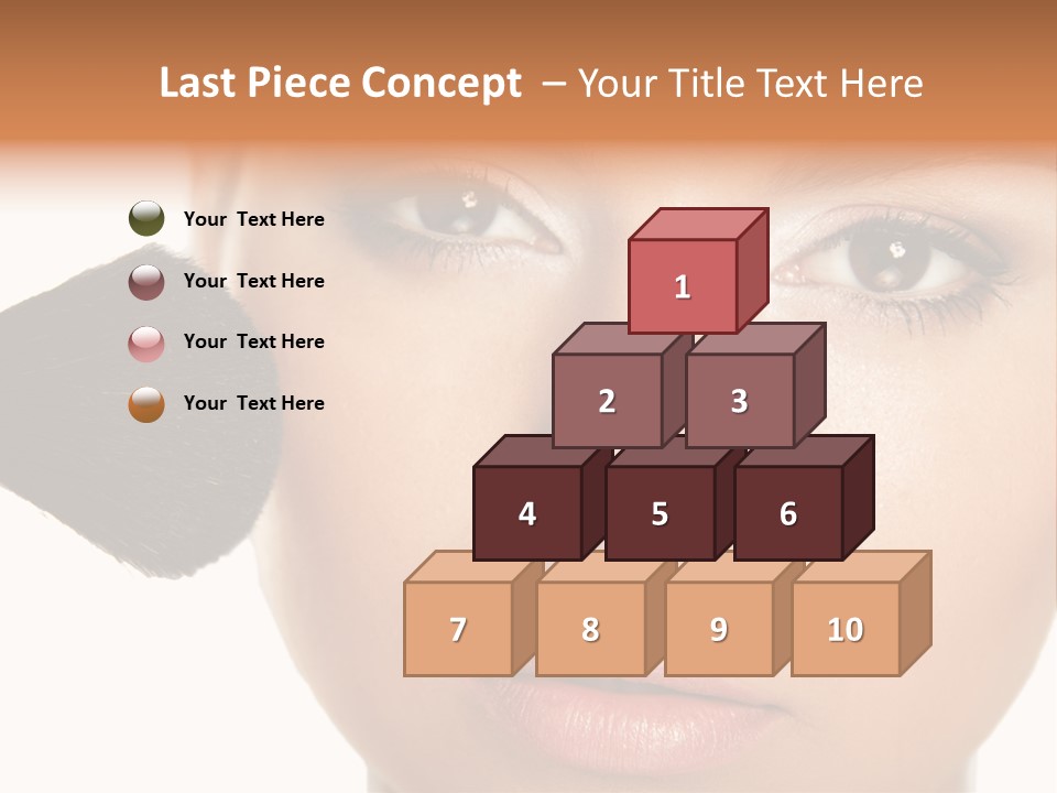 Isolated Make Skin PowerPoint Template