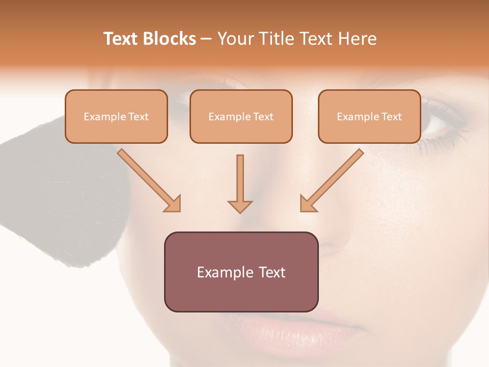 Isolated Make Skin PowerPoint Template
