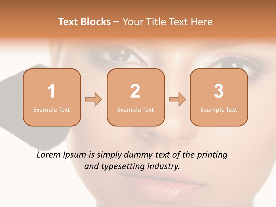 Isolated Make Skin PowerPoint Template