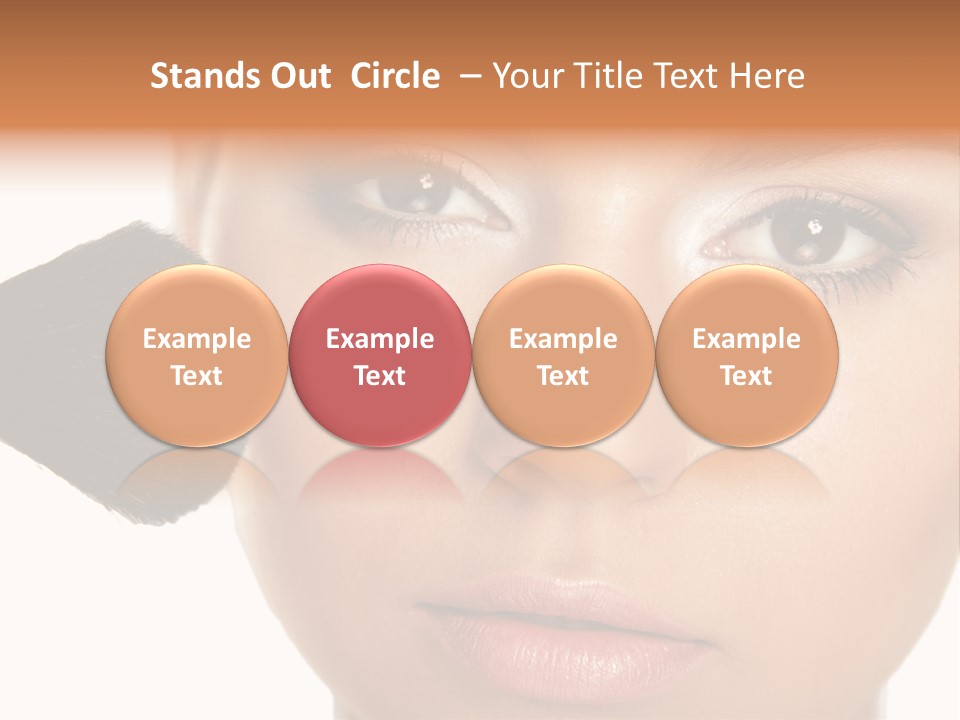 Isolated Make Skin PowerPoint Template