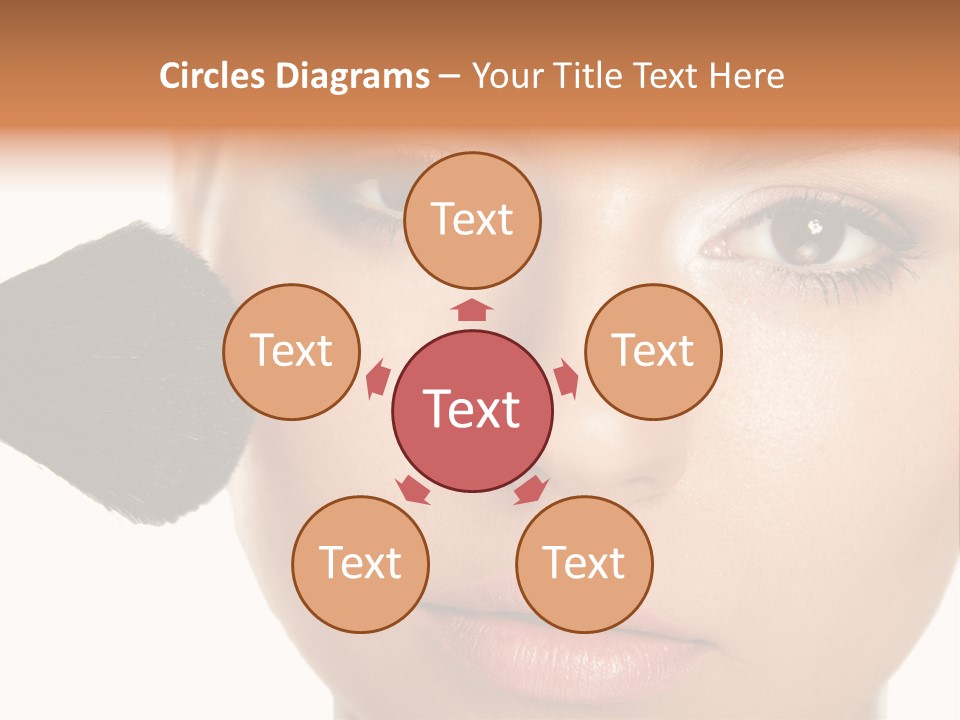 Isolated Make Skin PowerPoint Template